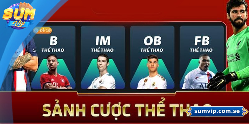 Hệ thống cá cược thể thao đa dạng tại Sumvip